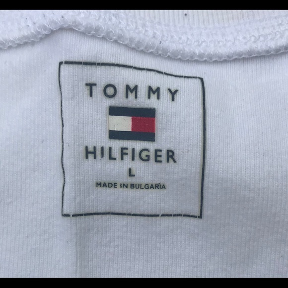 TOMMY HILFIGER vintage white flag t-shirt - Picture 3 of 4